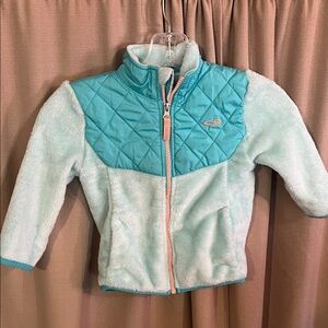 Champion Kids Puffer Jacket - Light Blue and Aqua